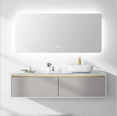 Italian Rock Board Bathroom Cabinet Modern Simplicity