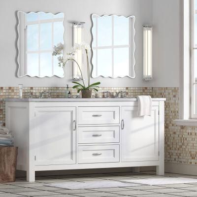 Household IP44 High Standard Durable Bathroom Furniture Beveled Mirror with Good Service