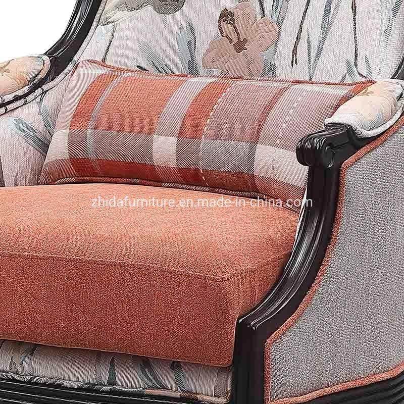 Chinese Style High Back Hotel Decoration Living Room Chair