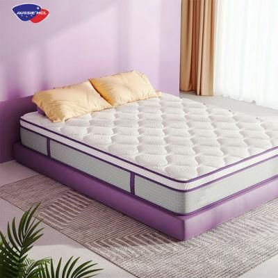 China Factory Roll Sleeping Well Full Inch Mattresses Order Online King Double Gel Memory Foam Spring Mattress