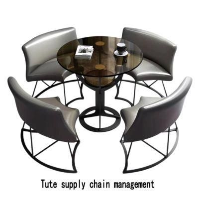 Modern Coffee Tea Table with Chair Set