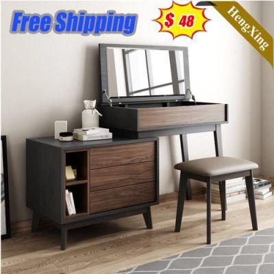 Modern Design Home Bedroom Furniture Wood Mirror Dresser Dressing Table