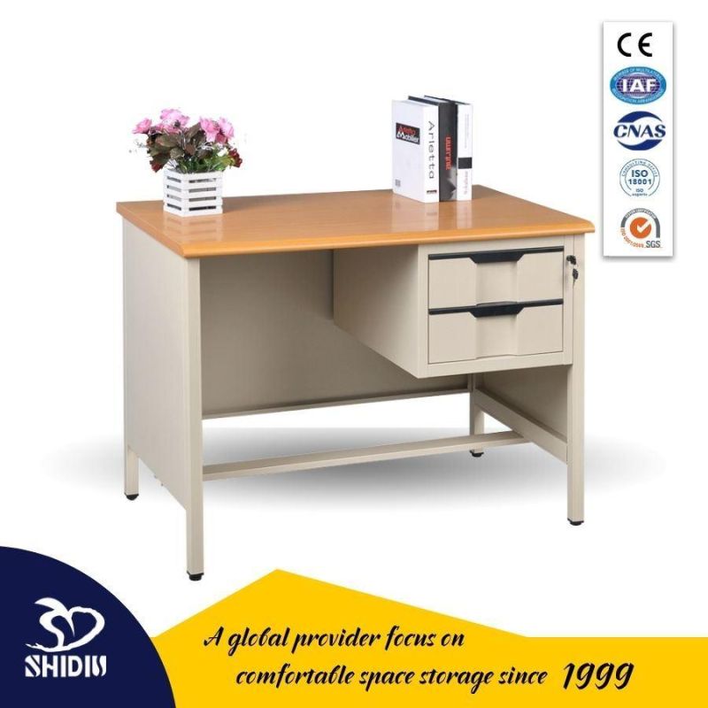 MDF Top Classic Metal Computer Office Desk