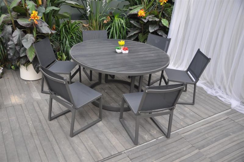 High Quality Custom Leisure Home Modern Cast Aluminium Modern Patio Garden Dining Furniture