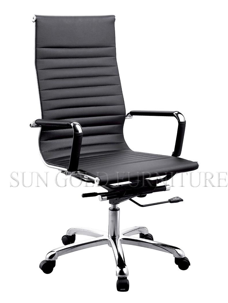 Foshan High Back PU Leather Swivel Chair Factory Leather Office Chair