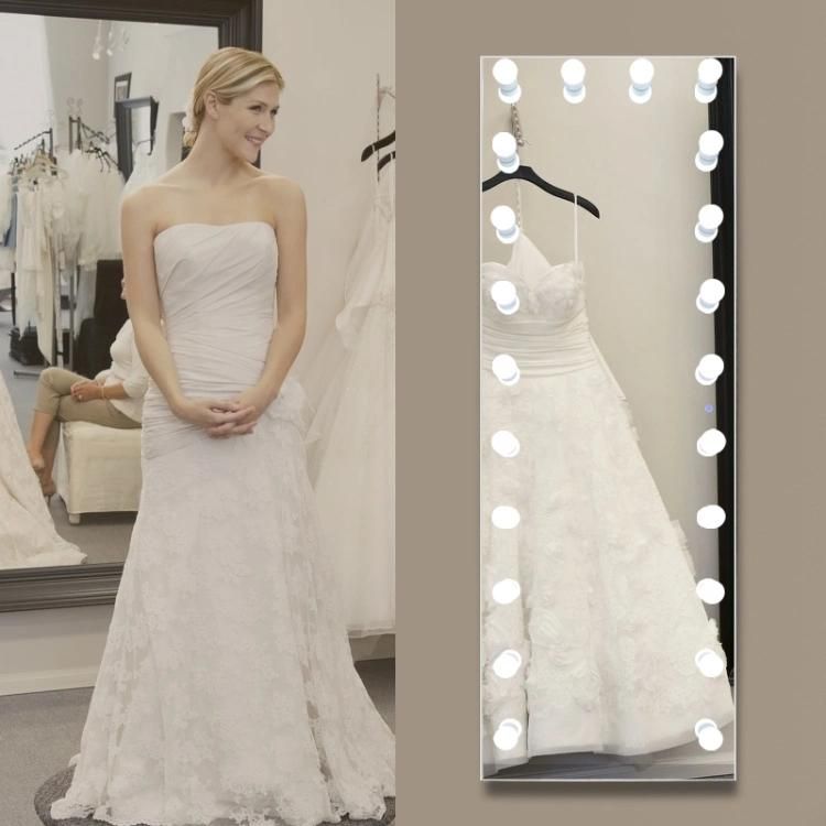 Wall Full Length LED Mirror for Hotel Bedroom Wedding Dress