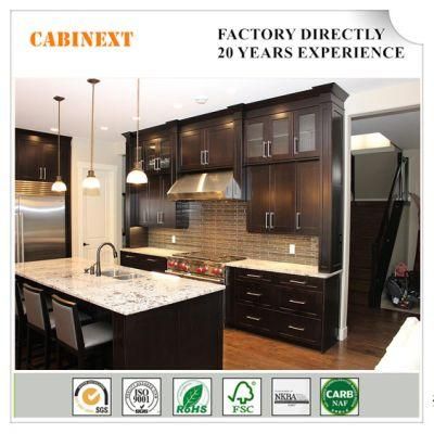 Customized Solid All Wood Kitchen Cabinet Cupboard Wardrobe