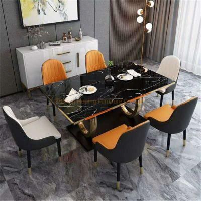 Luxury Restaurant Hotel Banquet Wedding Event Furniture Round Dining Table with Marble Top