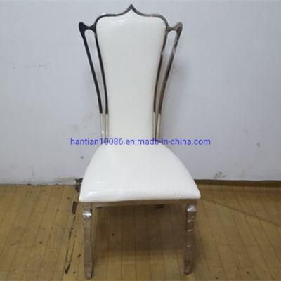 Latest New Design Durable Sofa White Wedding Banquet Dining Chairs