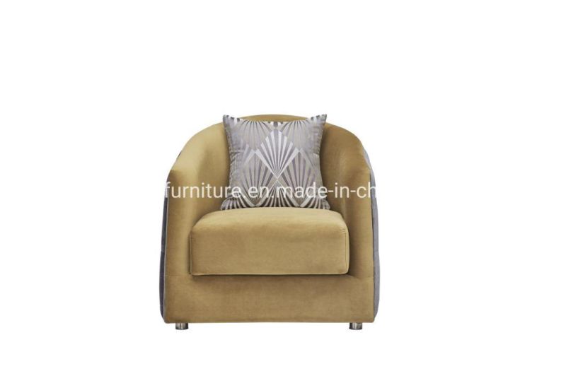 Chinese Hotel Commercial Furniture Fabric Single Seat Hotel Chair