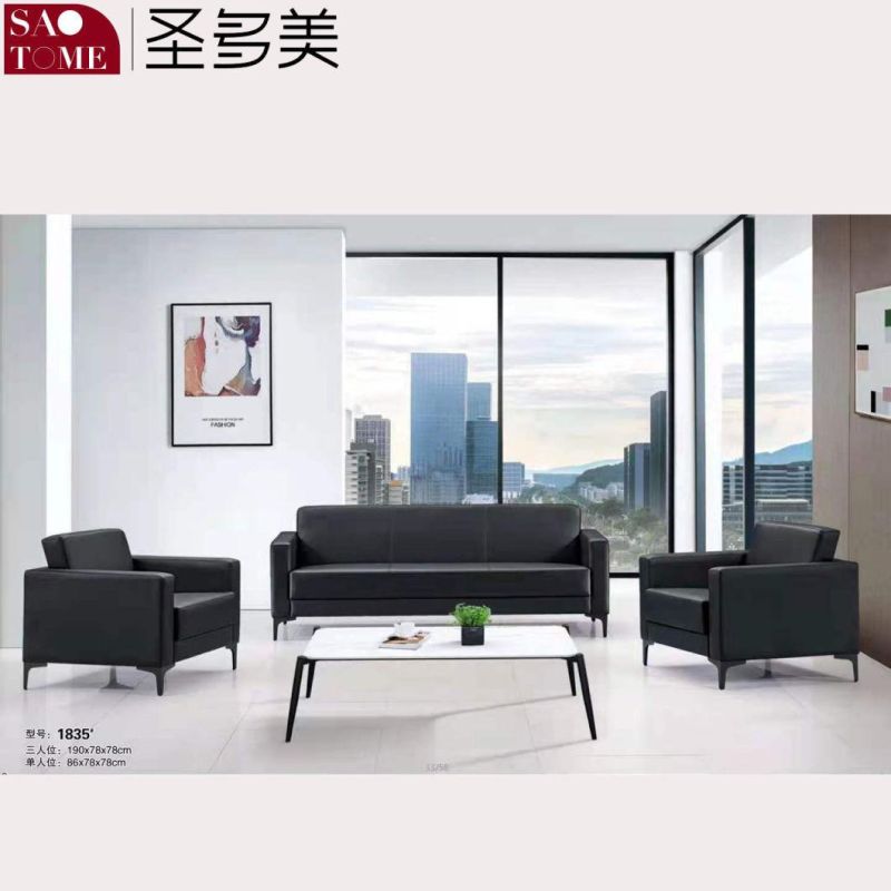 Modern Explosion Style Home Furniture Independent Office Comfortable Nano Leather Sofa