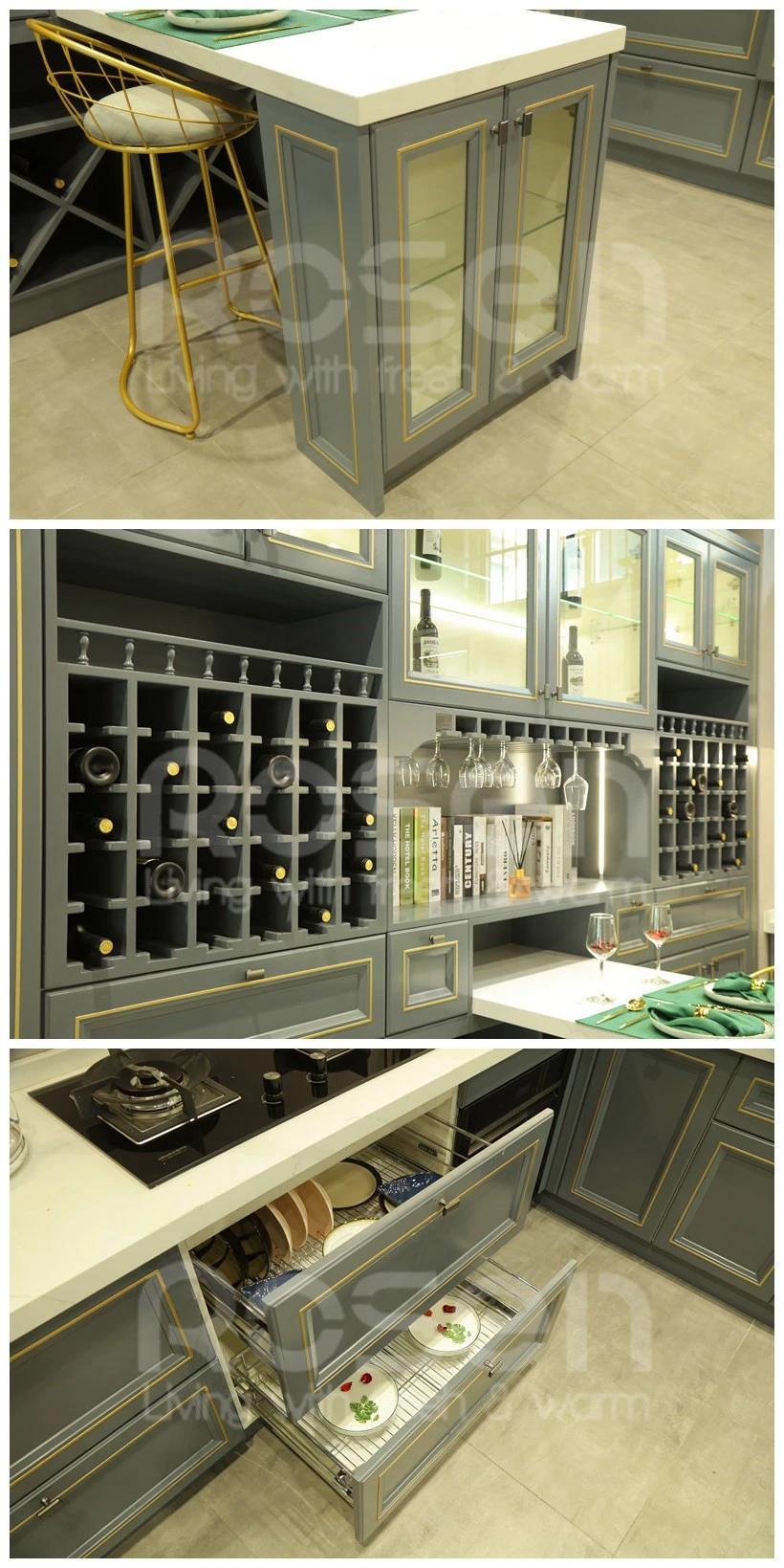 Modern Style Lacquer Kitchen Cabinet Plywood Home Design Furniture