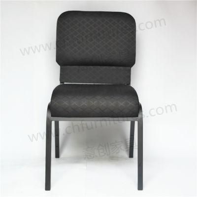 Commercial Furniture Cheap Arm Aluminium Metal Church Chair Yc-G36-01