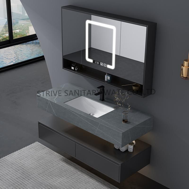 Modern Luxury Wall Cabinet Furniture Bathroom Vanity with Mirror