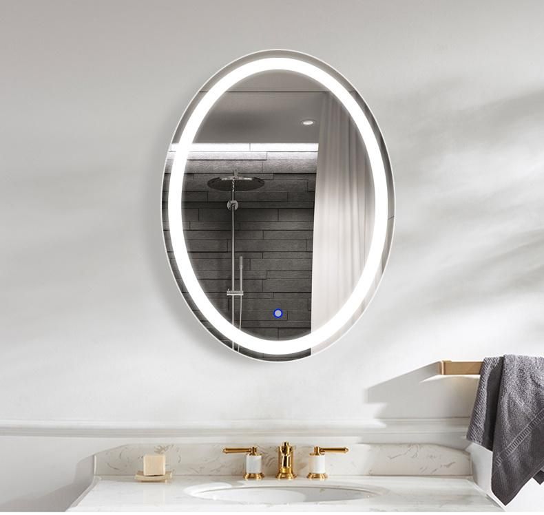 Wall Mounted Bathroom Mirror with LED Lights