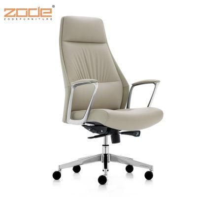 Zode Modern Home/Living Room/Office Furniture Factory Ergonomic High Back Executive Boss Leather Computer Office Chair