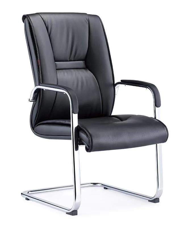 Modern Ergonomic Brief PU Office Staff Conference Leather Executive Chair Visitor Audience Use