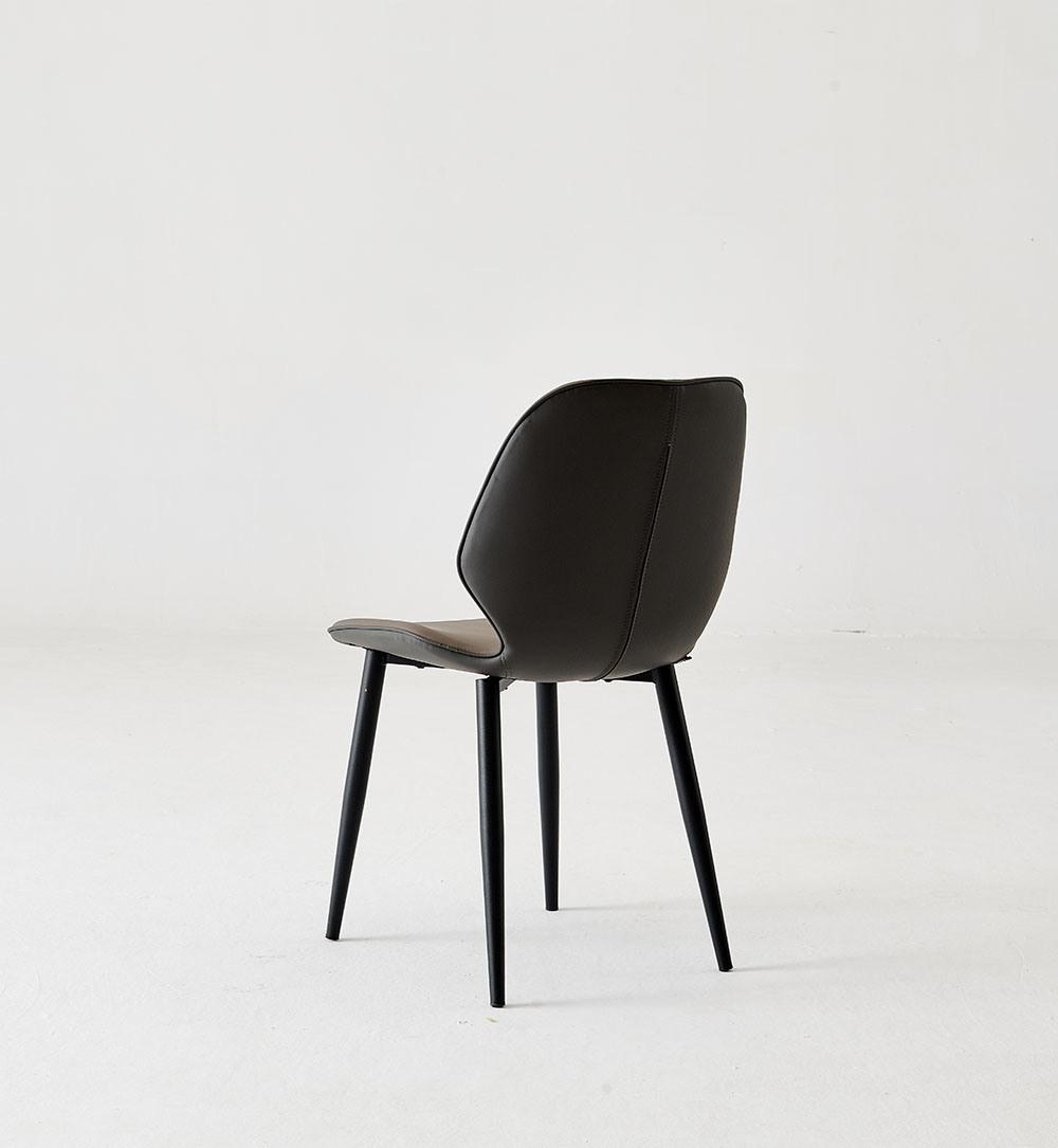 Modern Brown Shell-Shaped Office Chair