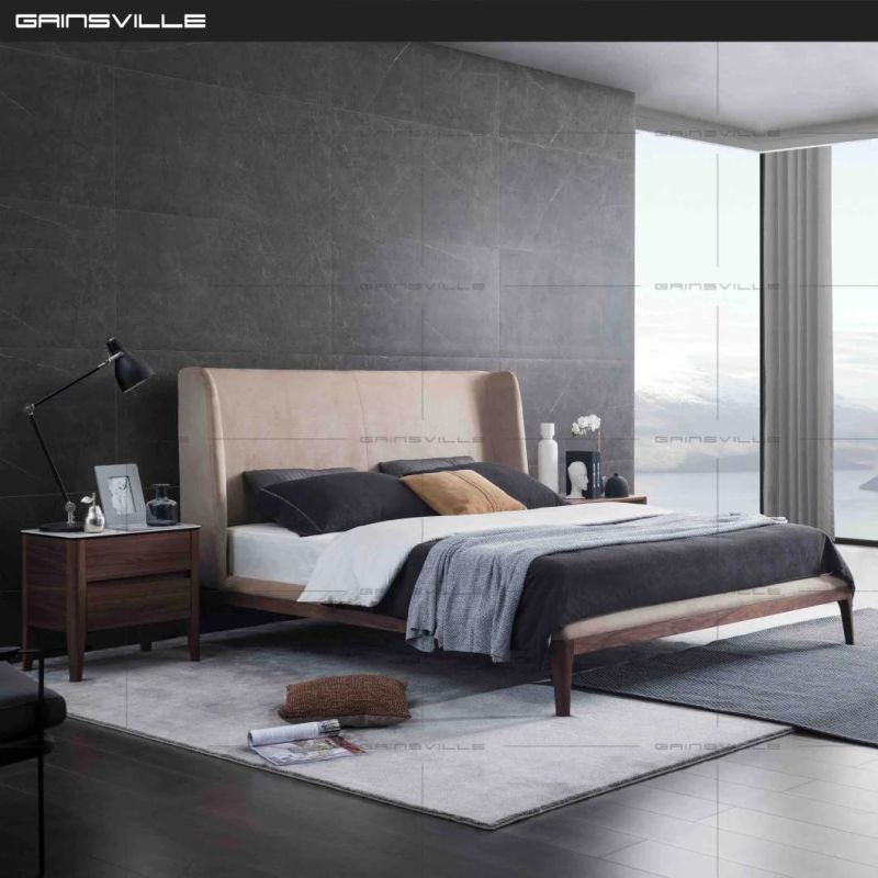 Modern Luxury European Furniture Modern Bedroom Bed Wall Bed King Bed Gc1831