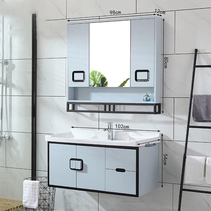 Toilet Modern Waterproof Wall Cabinet Bathroom Vanity