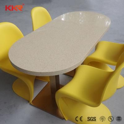 Artificial Marble Stone Dining Table, Stone Top Dining Tables Set