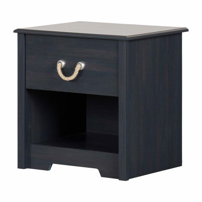 1-Drawer Nightstand-Blueberry