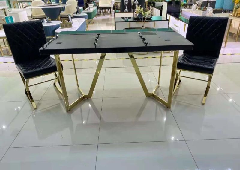 Wholesale Modern Marble Dining Table Hotel Furniture Ready to Ship