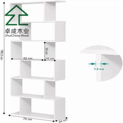 White 15mm Melamine MDF Bookshelf for Child