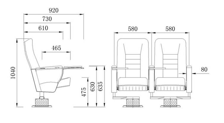 Classroom Stadium Cinema Media Room School Theater Church Auditorium Seat