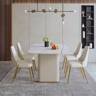 Home Furniture New Design Modern Luxury Dining Tables and Chaies CZ-Dt14 (3)