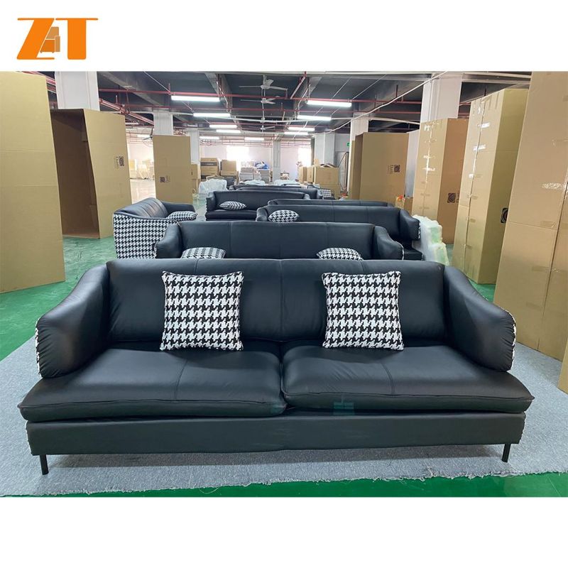 Customized Genuine Leather Sofa Set Living Room Sofas Living Room Furniture Modern Design Sofa (21032)