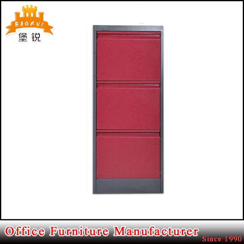 Modern Office Use OEM Colorful Metal Storage 3 Drawer Filing Pedestal Cabinet