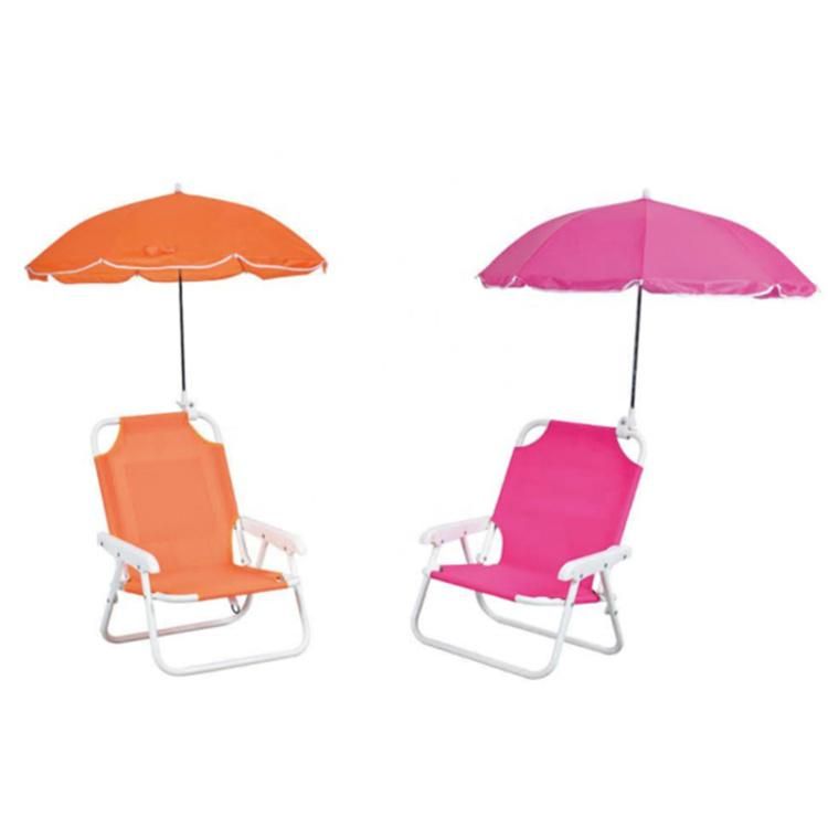 Modern Design Foldable Folding Beach Camping Chair with Sunshade Umbrella