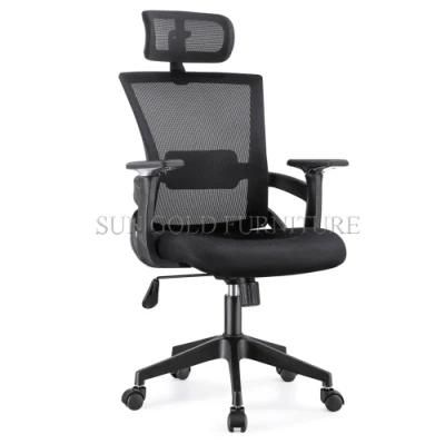 Modern Foshan Office Chair Factory Ergnomic Mesh Office Chair with Headrest