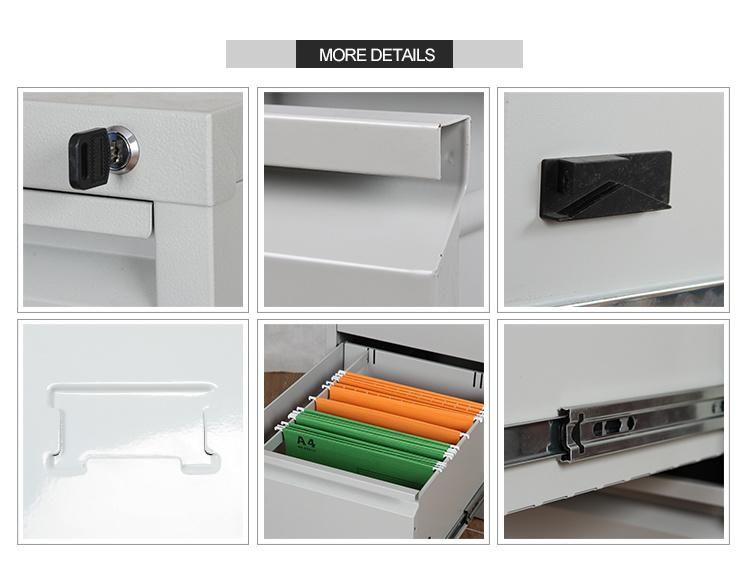 Office Furniture Drawer Cabinet Commercial Vertical File Cabinet 4 Drawer Cupboards Metal File Cabinet