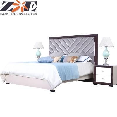 Modern MDF High Gloss Bedroom Furniture Bed