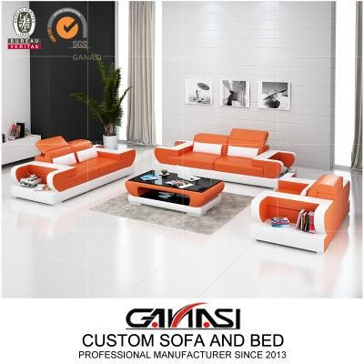 1+2+3 Modern High Back Sitting Room Sectional Sofa Set