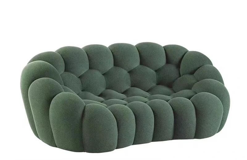 Modern Fabric Soft Single Double Honeycomb Bubble Sofa Seater Couch