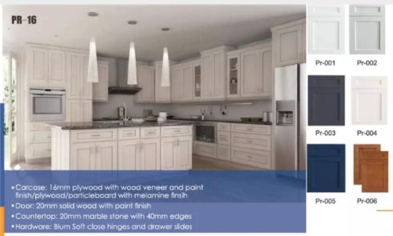 Shaker Style Kitchen Cabinets Modern Lacquer White Cabinets