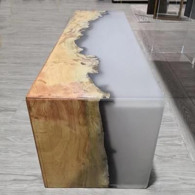 Hot Sale Eco Friendly Modern Design Epoxy Resin River Table