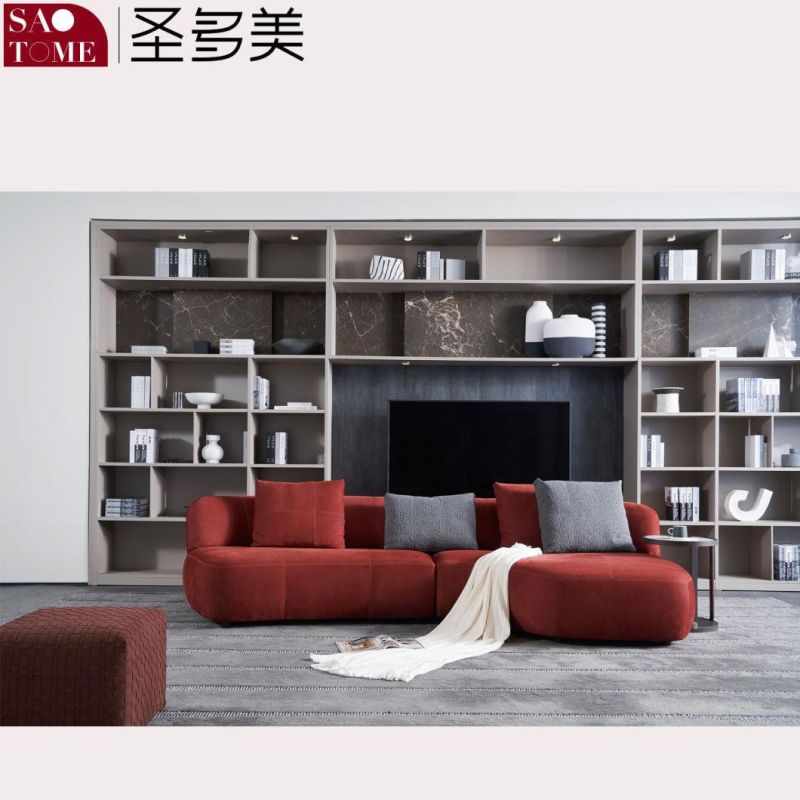 Modern Home Living Room Leather Corner Sofa