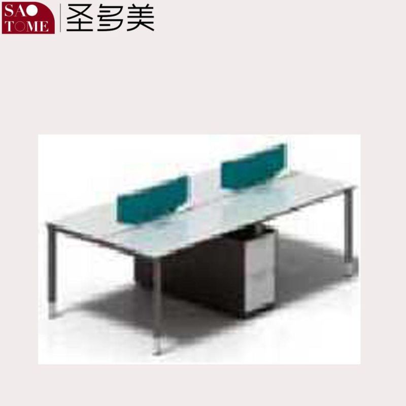 Modern Four-Person Card Position Office Furniture Desk