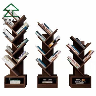 Wood Book Shelf Rack Antique Bookshelves Tree Shaped Bookshelf