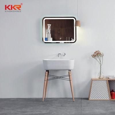 Smart Display Time TV LED Bathroom Glass Frameless Mirrors