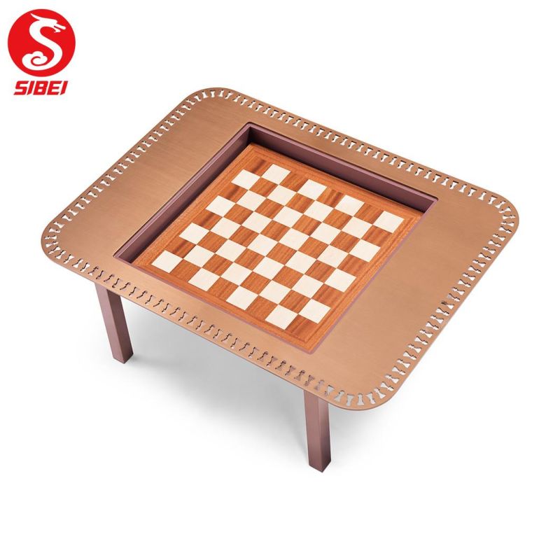 Multifunction Checkerboard Custom Made Luxury Modern Hotel Furniture Coffee Table