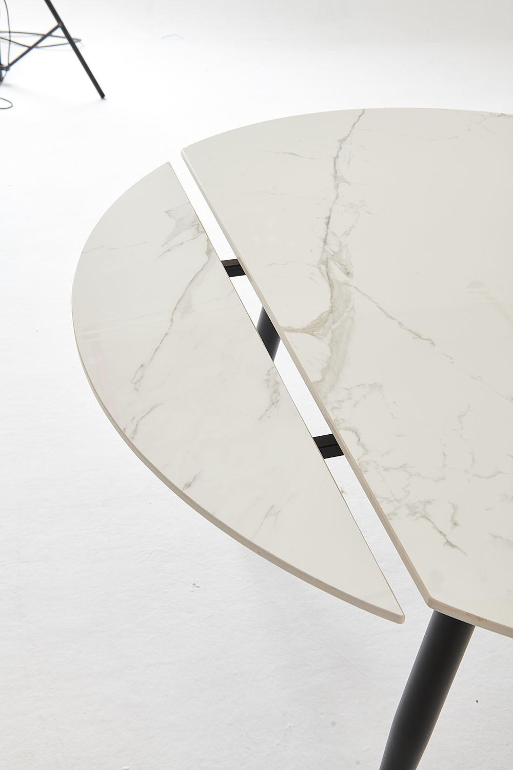 High Quality Office Furniture Pandora Round Marble Rock Plate Table