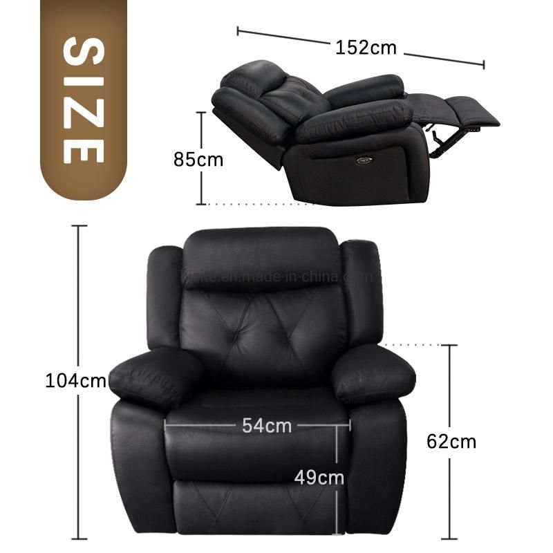 Modern Microfiber Segmentated L-Shaped Sofa with Double-Sided Recliner Lounge Storage Furniture Set