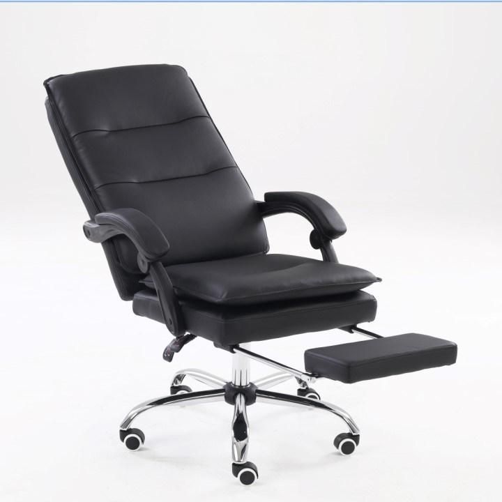 Latest Swivel Executive Commercial Furniture High End Adjustable Executive Lift Office Chair with Footstool