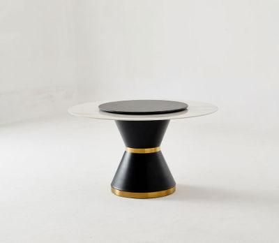 Modern Furniture Round Dining Table with Sintered Stone