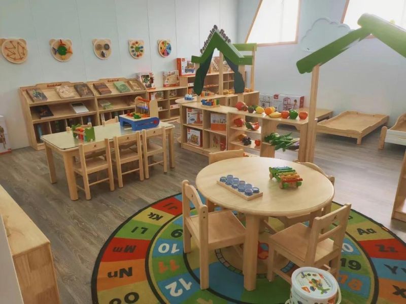 China Manufacturer Kindergarten and Preschool School Classroom Student Furniture, Kids Furniture Wooden Children Furniture, Nursery and Daycare Baby Furniture